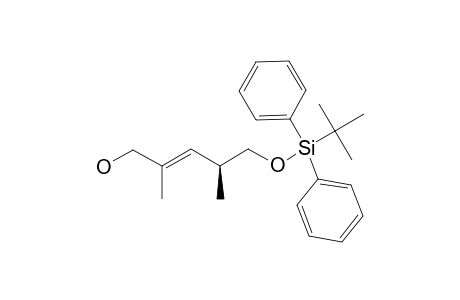 (4S,2E)-5-(TERT.-BUTYL-DIPHENYLSILYLOXY)-2,4-DIMETHYLPENT-2-EN-1-OL