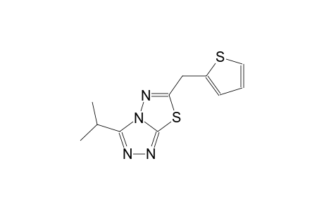 [1,2,4]Triazolo[3,4-b][1,3,4]thiadiazole, 3-(1-methylethyl)-6-(2-thienylmethyl)-