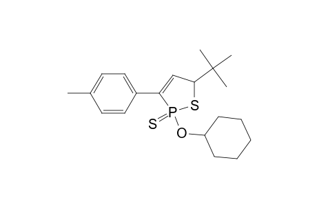 1,2-Thiaphosphole, 2-(cyclohexyloxy)-5-(1,1-dimethylethyl)-2,5-dihydro-3-(4-methylphenyl)-, 2-sulfide