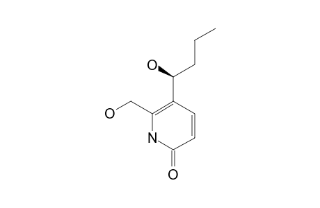 CHRYSOGEDONE_B;(S)-5-(1-HYDROXYBUTYL)-6-(HYDROXYMETHYL)-PYRIDINE-2-(1-H)-ONE