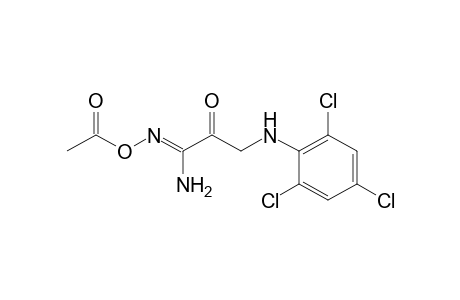 Propanimidamide, N'-(acetyloxy)-2-oxo-3-[(2,4,6-trichlorophenyl)amino]-