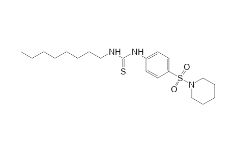 1-octyl-3-[p-(piperidinosulfonyl)phenyl]-2-thiourea