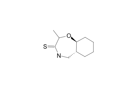 TRANS-2-METHYL-PERHYDRO-1,4-OXAZEPIN-3-THIONE