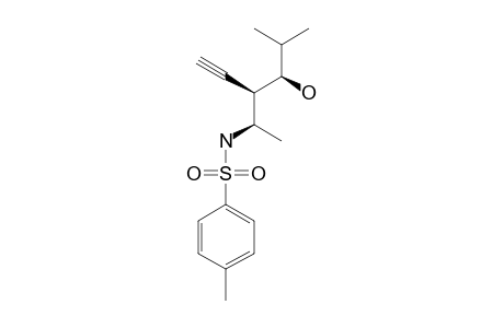 (3R,4R,5S)-4-ETHYNYL-2-METHYL-5-[N-(4-METHYLPHENYLSULFONYL)-AMINO]-HEXAN-3-OL