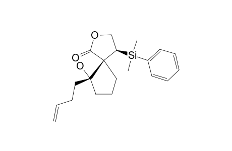 RAC-(4S,5S,6R)-6-(BUT-3-EN-1-YL)-4-[DIMETHYL-(PHENYL)-SILYL]-6-HYDROXY-2-OXASPIRO-[4.4]-NONAN-1-ONE