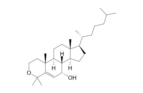 (1R,3aS,3bS,4S,9aR,9bS,11aR)-1-[(1R)-1,5-dimethylhexyl]-6,6,9a,11a-tetramethyl-2,3,3a,3b,4,8,9,9b,10,11-decahydro-1H-indeno[5,4-f]isochromen-4-ol