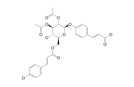 4-O-(2'',3''-O-DIACETYL-6''-O-PARA-COUMAROYL-BETA-D-GLUCOPYRANOSIDE)-PARA-COUMARIC-ACID