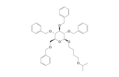 4'-(1''-METHYLETHOXY)-BUTYL-2,3,4,6-TETRA-O-BENZYL-BETA-D-GLUCOPYRANOSIDE