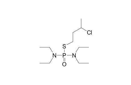 N,N,N',N'-TETRAETHYL-S-(3-CHLOROBUTYL)DIAMIDOTHIOPHOSPHATE