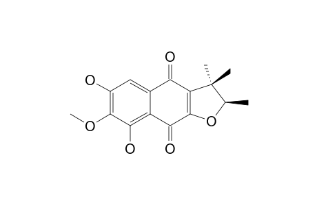 (R)-7-METHOXY-6,8-DIHYDROXY-ALPHA-DUNNIONE