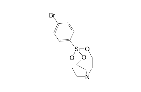 1-(p-bromophenyl)-2,8,9-trioxa-5-aza-1-silabicyclo[3,3,3]undecane