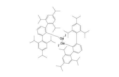 I-(AR*)GA-GA-(AR*)-I;I-[C6H3-2,6-(C6H2-2,4,6-ISO-PR3)2]-GA-GA-[C6H3-2,6-(C6H2-2,4,6-ISO-PR3)2]-I