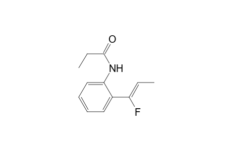 N-[2-[(Z)-1-fluoranylprop-1-enyl]phenyl]propanamide