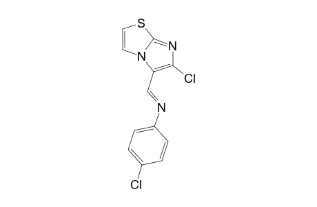 6-CHLORO-5-[N-(p-CHLOROPHENYL)FORMIMIDOYL]IMIDAZO[2,1-b]THIAZOLE