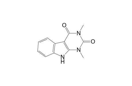 1H-Pyrimido[4,5-b]indole-2,4(3H,9H)-dione, 1,3-dimethyl-