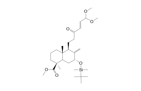 #14;(1'R,3'R,4A'S,5'S,8A'S)-6-[3'-ALPHA-(TERT.-BUTYLDIMETHYLSILYL)-OXY-3',4',4A',5',6',7',8',8A'-OCTAHYDRO-2'-(1'H)-METHYLENE-5'-BETA-METHOXYCARBONYL-5'-ALPHA,