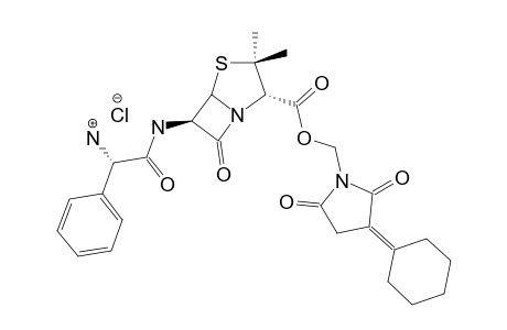 AMPICILLIN-CYCLOHEXYLIDENE-SUCCINIMIDOMETHYLESTER-HYDROCHLORIDE