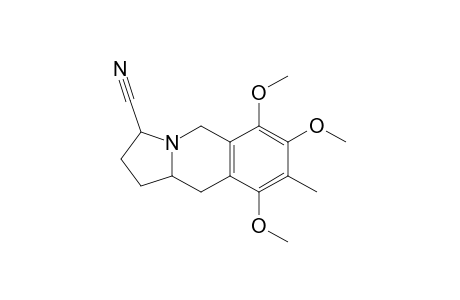 3-Cyano-6,7,9-trimethoxy-8-methyl-1,2,3,5,10,10a-hexahydrobenz[f]indolizine isomer