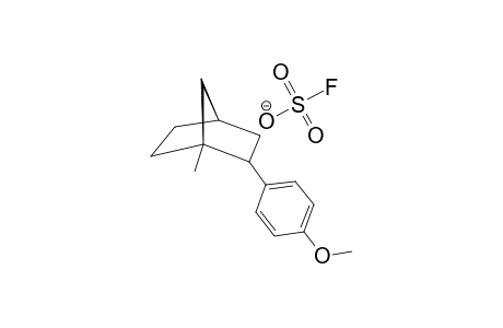 2-(4'-METHOXYPHENYL)-1-METHYLBICYCLO-[2.2.1]-HEPT-2-YL-CATION