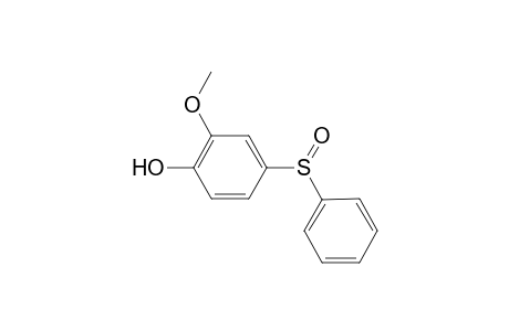 2-Methoxy-4-(phenylsulfinyl)phenol