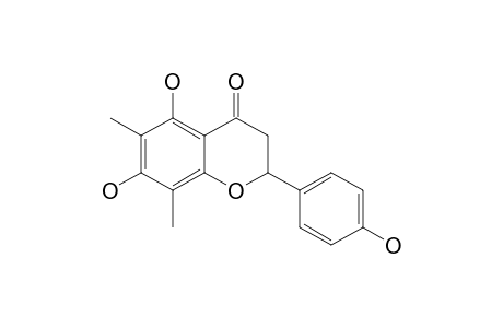 4',5,7-TRIHYDROXY-6,8-DIMETHYL-FLAVANONE