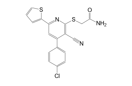 acetamide, 2-[[4-(4-chlorophenyl)-3-cyano-6-(2-thienyl)-2-pyridinyl]thio]-