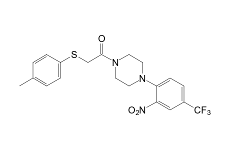 1-(2-NITRO-alpha,alpha,alpha-TRIFLUORO-p-TOLYL)-4-[(p-TOLYLTHIO)ACETYL]PIPERAZINE