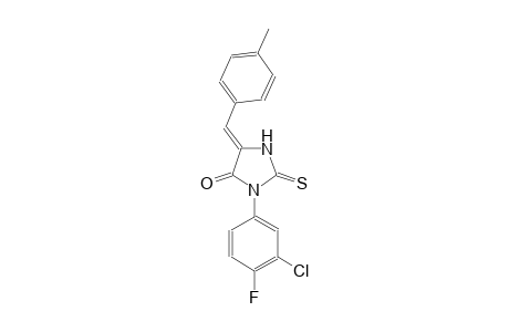 4-imidazolidinone, 3-(3-chloro-4-fluorophenyl)-5-[(4-methylphenyl)methylene]-2-thioxo-, (5Z)-