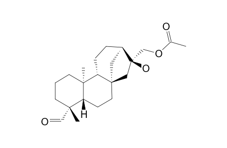 16-.beta.-Hydroxy-17-acetoxy-ent-kauran-19-al