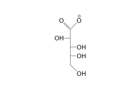 Arabonate anion