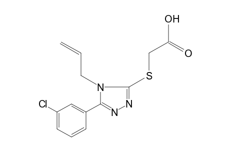 {[4-ALLYL-5-(m-CHLOROPHENYL)-4H-1,2,4-TRIAZOL-3-YL]THIO}ACETIC ACID