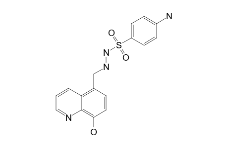 AHQMBSH;4-AMINO-N'-[(8-HYDROXY-QUINOLIN-5-YL)-METHYL]-BENEZENE-SULFONO-HYDRAZIDE