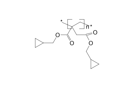 Poly(dicyclopropylmethyl itaconate)