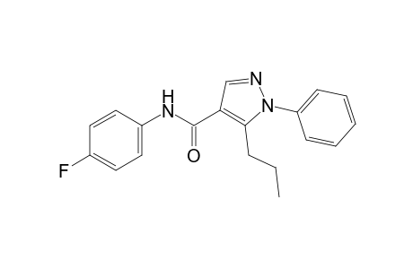 4'-fluoro-1-phenyl-5-propylpyrazole-4-carboxanilide