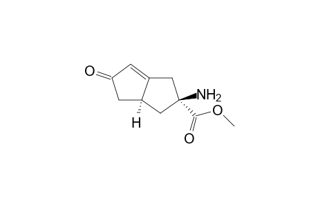 Methyl (3S,5S)-3-amino-7-oxobicyclo[3.3.o]oct-8(1)-ene-3-carboxylate