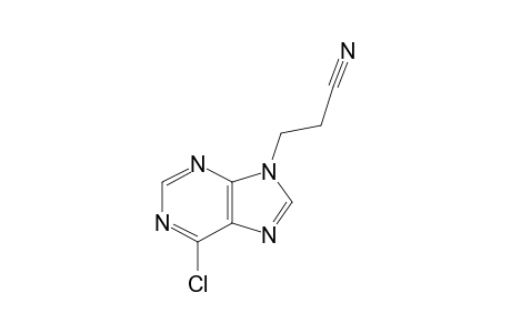 6-CHLORO-9H-PURIN-9-YL-PROPIO-NITRILE