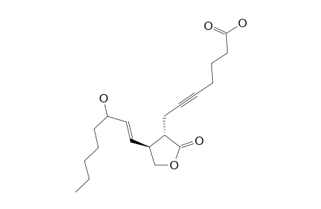 (8R*,12R*,13E)-15-HYDROXY-9-OXO-10-OXA-PROST-14-EN-5-YNOIC-ACID