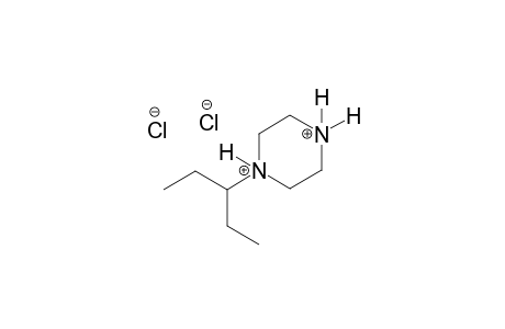 piperazinediium, 1-(1-ethylpropyl)-, dichloride