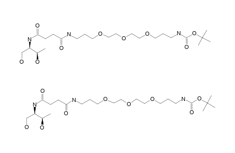 #7A;TERT.-BUTYL-N-[3-[2-[2-[3-[[4-[(1R,2R)-2-HYDROXY-1-(HYDROXYMETHYL)-PROPYL]-AMINO]-4-OXO-BUTANOYL]-AMINO]-PROPOXY]-ETHOXY]-ETHOXY]-PROPYL]-CARBAMATE