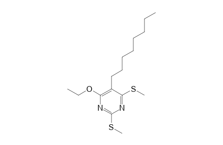 4-Ethoxy-2,6-bis(methylthio)-5-octylpyrimidine