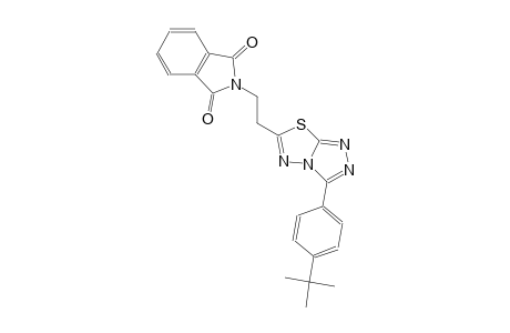 2-{2-[3-(4-tert-butylphenyl)[1,2,4]triazolo[3,4-b][1,3,4]thiadiazol-6-yl]ethyl}-1H-isoindole-1,3(2H)-dione