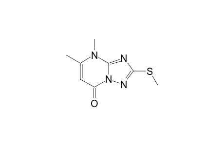 4,5-dimethyl-2-methylsulfanyl-[1,2,4]triazolo[5,1-b]pyrimidin-7-one