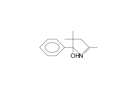 2-Hydroxy-3,3,5-trimethyl-2-phenyl-3,4-dihydro-2H-pyrrole