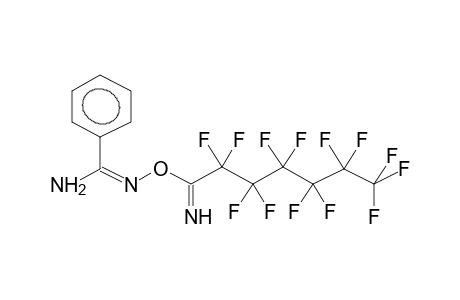 O-(PERFLUOROHEPTANOYLIMIDOYL)BENZAMIDOXIME