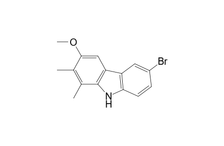 9H-Carbazole, 6-bromo-3-methoxy-1,2-dimethyl-