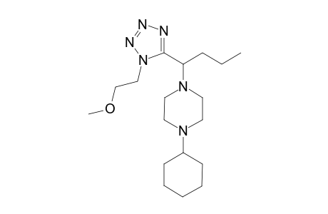 1-Cyclohexyl-4-pyrrol1-[1-(2-methoxyethyl)-1H-tetrazol-5-yl]butylmorphopiperazine