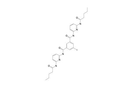 5-Iodo-N,N'-bis[6-(pentanoylamino)pyrid-2-yl]isophthalamide