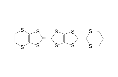 2-[2-(1,3-dithian-2-ylidene)-[1,3]dithiolo[4,5-d][1,3]dithiol-5-ylidene]-5,6-dihydro-[1,3]dithiolo[4,5-b][1,4]dithiin