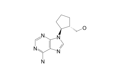 (+/-)-TRANS-9-[2-(HYDROXYMETHYL)-CYCLOPENTYL]-ADENINE