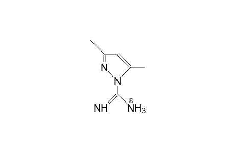 3,5-Dimethyl-1H-pyrazole-1-carboximidamide cation